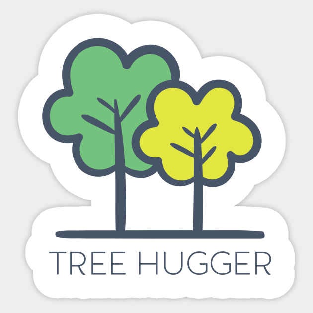 Tree Hugger Sticker by nyah14